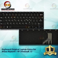 Keyboard Original Laptop Axioo Mybook 14F Slimbook 13 (Black)