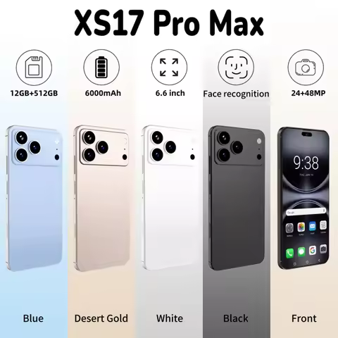 SURGAZE XS17 Pro Max Smartphone 6.6 Inch intelligent 4G 5G dual card dual standby Android system 12G