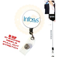 New Id Clip Infosys Id Badge Retractable id holder name tag