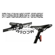 Bicycle ENTITY LS200 HI-GLOW 200 LUMENS LIGHT SET - USB RECHARGEABLE