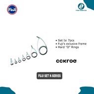 Ring guide fuji set CCKLOG CONTENTS 7 K-series Custom rod
