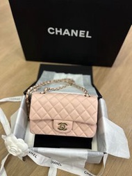 Chanel CF Mini 20cm Pink 仙氣粉 100% 新