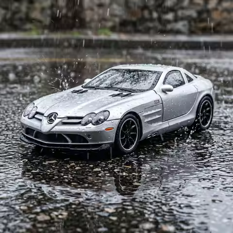 1:32 Mercedes Benz SLR 722S GT Supercar Alloy Sports Car Model Diecast Metal Track Racing Car Vehicl