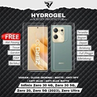 Anti-Scratch Hydrogel Infinix Zero 30 4G, Zero 30 5G, Zero 20, Zero 5G (2023), Zero Ultra 5G