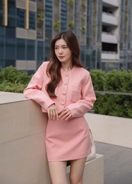 mini.m กระโปรง Jolie Skirt (Pre-order สีMocha Mousse - New25 จัดส่ง 25 ธันวาคม)