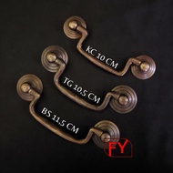 Sw4u Plain Brass Wood Furniture Drawer Handle Pull / Kh-025