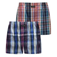 Hush Puppies 2pcs Men Woven Boxer Shorts Cotton Blend Underwear HMX937275AS1