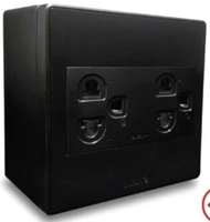 ชุดฝา NANO CS86 และ บล็อกลอย บ็อคลอย ขนาด 3*3นิ้ว สีขาว สีดำ CLASSIC SERIES