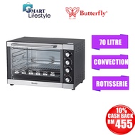 Butterfly Electric Oven With Rotisserie &amp; Convection Function (70L) BEO-5275