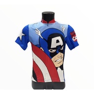 Vintage Pearl Izumi Marvel Captain America Cycling Jersey(bundle)/ jersi basikal marvel captain america