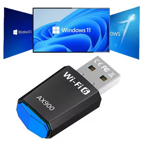 AX900 Driver-Free Wireless Network Card Dual-Band USB Network Card 900Mbps Wifi Receiver 2.4G&5GHz f