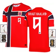 2026 World Cup Season Norway Home Men's Soccer Jersey 9 # HAALAND Jersey
