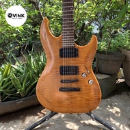 GITAR ELIOTH FLAME MAPLE TOP MODEL ALA GITAR PRS (SECOND ORGINAL)