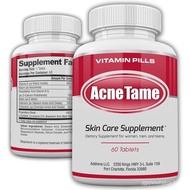 Acne Pills- Acne Tame Supplement- Clear Skin Vitamins Pill for Oily Skin Treatment, Hormonal Blemish