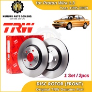 (2@pcs) TRW Front Brake Disc Rotor Set Proton Wira 1.3 - DF4021 (234mm)