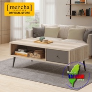 Wooden Stylish Coffee Table With Drawer - Mei'Cha 0C099B7 - 60L X 120W X 44.8H Cm