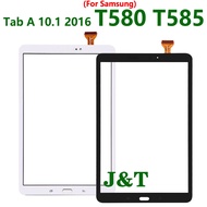 LCD Touch Screen For Samsung Galaxy Tab A 10.1 2016 T580 T585 SM-T580 SM-T585 Front Glass Digitizer Sensor Panel Tablet Lens Replacement