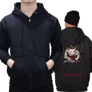 Annabelle Doll Horror Hoodie Cotton Fleece Material | Pullover & Zipper |