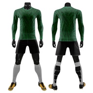 2024 NewCustom Polyester Cheap Sublimation Long Sleeve Football Jersey Suit Custom Mens Soccer Unifo