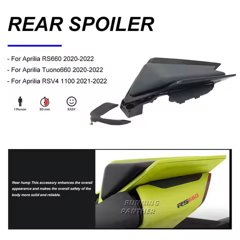 RS660 Motorcycle RSV4 Accessories Rear Hump Rear Seat Cover For Aprilia RS660 Aprilia Tuono660 2020-