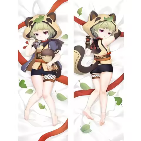 60x180cm Game Genshin Impact Sayu Dakimakura Pillow Case Hugging Body Pillowcase Costume Otaku Throw