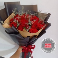 bucket bunga mawar asli/mawar kaspea import/ bunga ultah/bunga asli