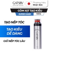 Gôm xịt tạo kiểu tóc GATSBY SET & KEEP SPRAY SUPER HARD N 180g