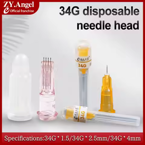 34G Disposable Small Needle 1.5/2.5/4mm Non Painless Cosmetic Use Hand Needle Ultra-fine Mosquito Ne
