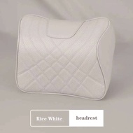 ที่พักศีรษะรถยนต์สำหรับ BMW X1 X2 F48 F39 X3 G01 X4 G02 X5 F15 G05 G06 ที่พักศีรษะหนัง Nappa รองรับค