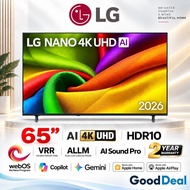 LG 55UA7350PSB 55'' / 65NU845BPSB 65" 4K UHD AI Smart TV HDR10