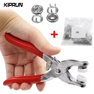 KIPRUN Plier Tool Accessories, Buckle Fastener Kit, Metal Snap Button Fasteners Press Studs, With 40