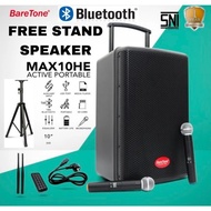 GROSIR SPEAKER PORTABLE BARETONE MAX10HE FREE STAND BKUETOOTH
