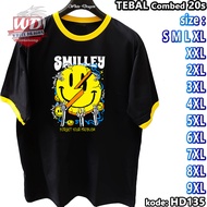 SMILLEY T-SHIRT SML XL 2XL 3XL 4XL 5XL 6XL 7XL 8XL 9XL T-SHIRT JUMBO SIZEBIG HD135