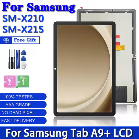 Pop 11.0 Inches For Samsung Tab A9+ A9 Plus SM-X210 X215 X216 LCD Display Touch Screen Panel Digitiz