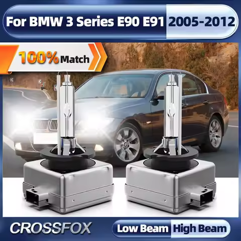 2Pcs Car Headlight D1S Xenon HID Car Bulbs 35W Headlamp 6000K Auto Lamp 12V For BMW 3 Series E90 E91