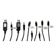 QC 3.0 Quick Charge PD USB Type C Cable Male DC 5V 9V 12V 15V 20V 3A 5A 5.5 x 2.5mm Charger Cable Co