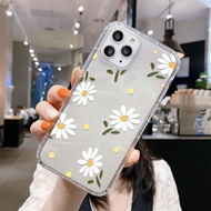 Good case Phone Case for iPhone 12 Pro Max iPhone 11 Pro Max X XR XS SE 2020 8 7 6 6S Plus Covers Soft Silicone Simple Flowers Rose Daisy Couple Style Phone Cases Shockproof TPU Shell Ultra-thin Cover