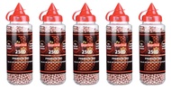 Copperhead 4.5mm Copper Coated BBs In EZ-Pour Bottle For BB Air Pistols And BB Air Guns, Pack of 5
