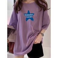 2Y971 1XL-5XL T shirt Women Tshirt Blouse Clothes T shirt Plus Size Tshirt Oversize Silkual Loose co