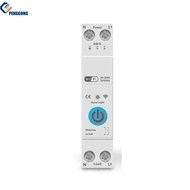 [PENGGONG] TUYA รองรับ WiFi ที่เปิดใช้งานมีตัวจับเวลาและตารางเวลาเครื่องวัดพลังงาน (63A MCB)