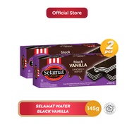 Selamat Wafer Black Vanilla 145 g - 2 Pcs