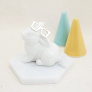 盧廣仲眼鏡戒指 - 純銀款