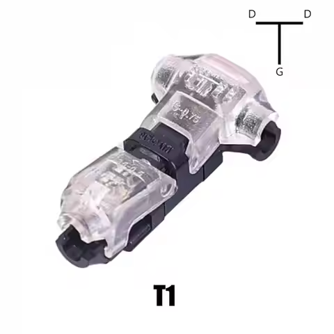 1/5/10pcs 2Pin Pluggable Wire Connector T/H Type Conductor Quick Splice Electrical Cable for Car 18-