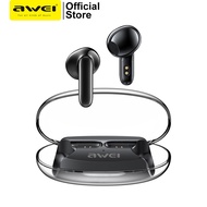 Awei T85 True Wireless Earbud Bluetooth Earphone 4 Mic ENC Noise Cancelling Gaming Earbuds