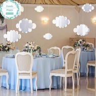 GentleHappy 16Pcs 3D Cloud Decorations White Hanging Clouds For Ceiling Cloud Party Decorations Clou