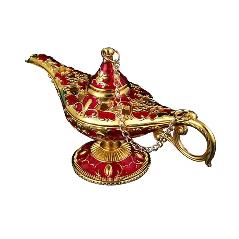 Aladdin Magic Lamp Russian Wishing Lamp 1001 Night Blessing Living Room Southeast Asian Style Crafts