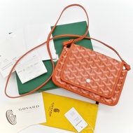 （超級新⚡️全網最低價）Goyard 高雅德  Plumet 陽光橘 橘色 翻蓋 斜背包 信封包 郵差包 購證 盒子 防塵袋