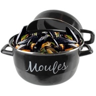 HY&amp; 20cm 26cmEnamel Pan Cooking Stew Enamel Seafood Pot Heating Induction Cooker Enamel Enamel Cast Iron Pot KLYD