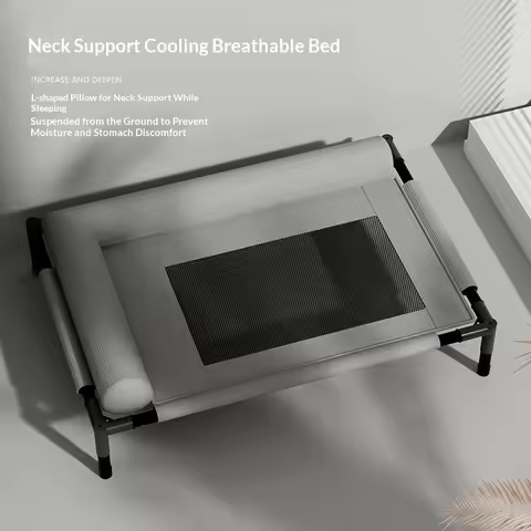 Dog Bed Outdoor Indoor Summer Winter All Season Dog Cat Bed Dog Bed Elevated Dog Bed Cooling Mesh Br