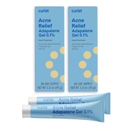 Adapalene 0.1% Acne Gel Topical Retinoid Acne Medicine - Prevent Acne, Whiteheads, Blackheads, & Clo